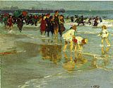 Edward Henry Potthast Bathers painting